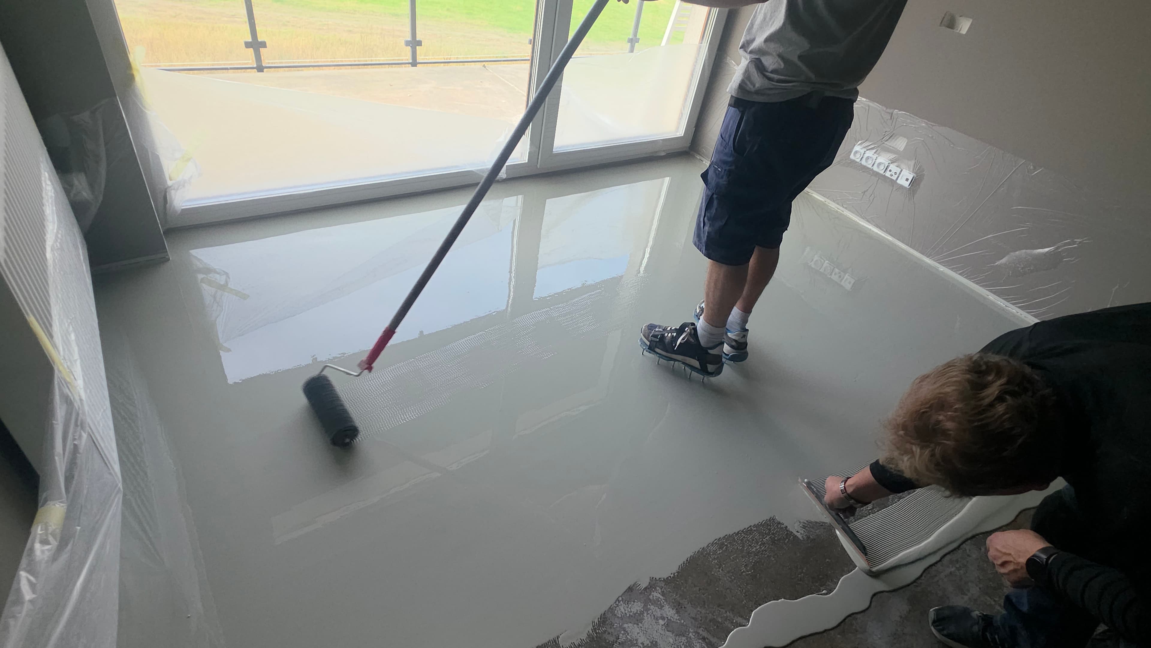 Posadzka żywiczna poliuretanowa w mieszkaniu - Chorzów Kościuszki